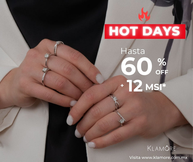 Anillos de compromiso con descuento de hasta 60%.