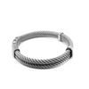 Brazalete Acero con detalle en 18K KLAMORE