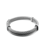 Brazalete Acero con detalle en 18K KLAMORE