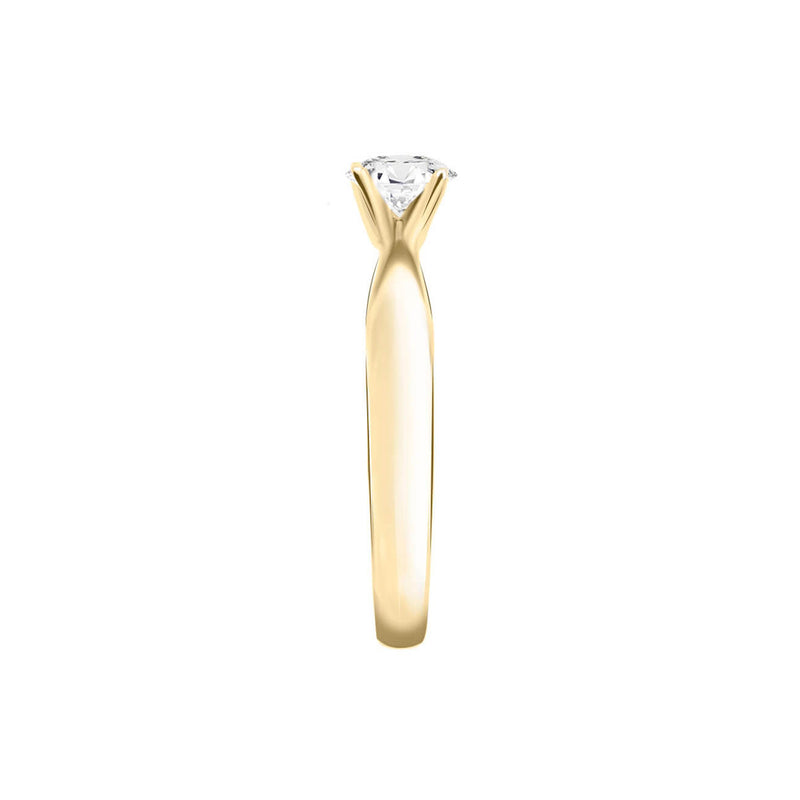 Anillo de compromiso Miloro 30 pts. Diamante natural. Klamore