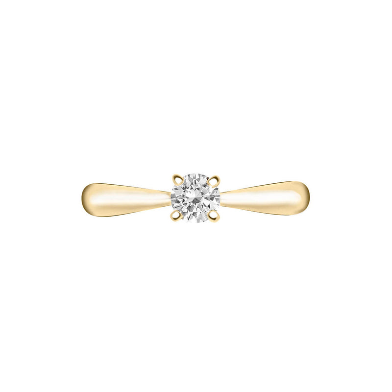 Anillo de compromiso Miloro 30 pts. Diamante natural. Klamore