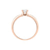 Anillo de compromiso Miloro 30 pts. Diamante natural. Klamore