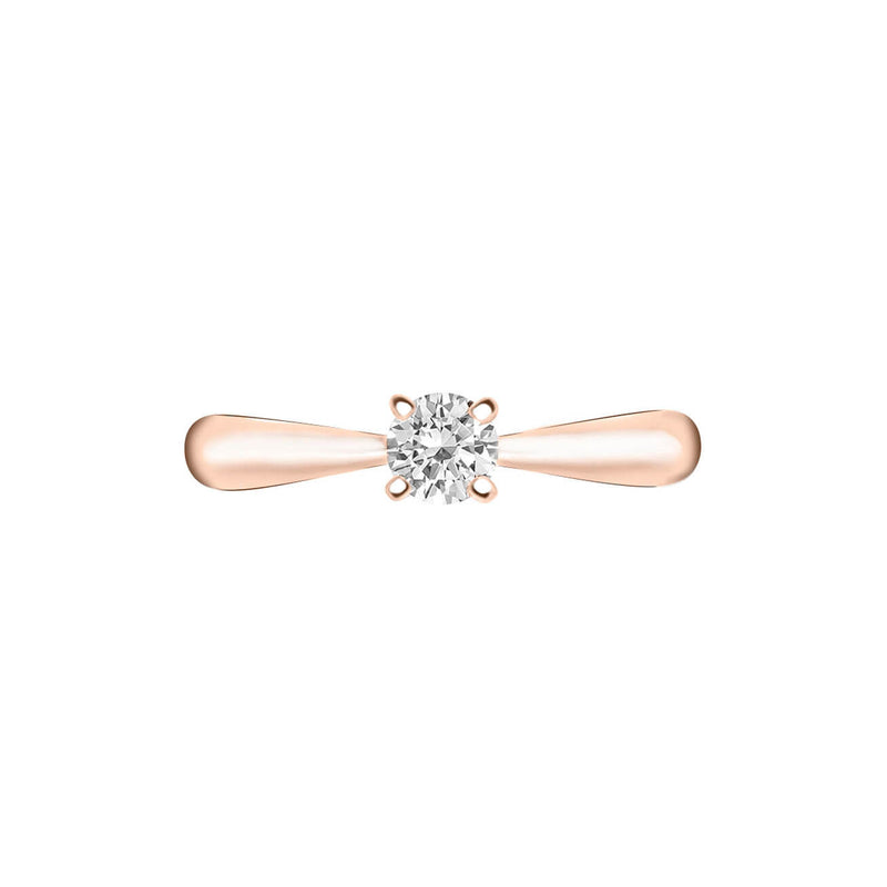 Anillo de compromiso Miloro 30 pts. Diamante natural. Klamore