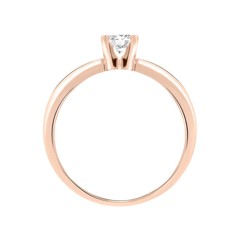 Anillo de compromiso Miloro 70 pts. Diamante natural. Klamore