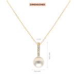 Dije con cadena Diane Klamore