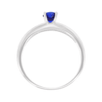 Anillo Azul con Zafiro Natural Klamore