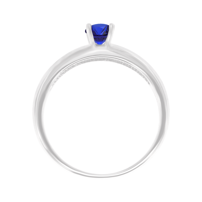 Anillo Azul con Zafiro Natural Klamore