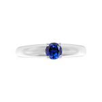 Anillo Azul con Zafiro Natural Klamore
