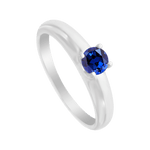 Anillo Azul con Zafiro Natural Klamore
