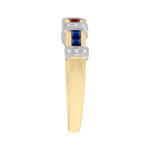 Anillo Lusiana 3 gemas Klamore