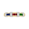 Anillo Lusiana 3 gemas Klamore