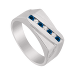 Anillo Celso con zafiro Klamore