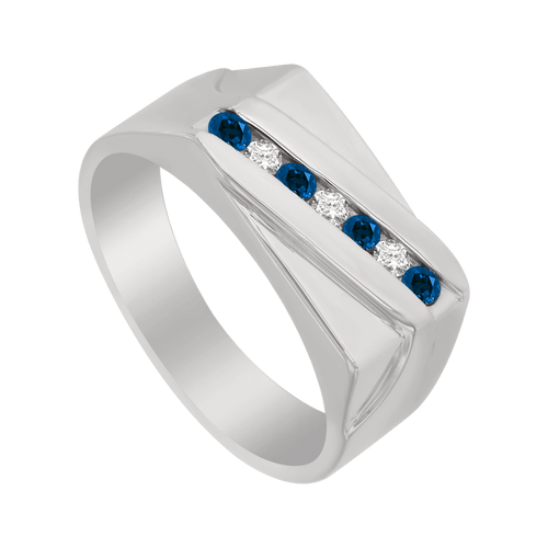 Anillo Celso con zafiro Klamore