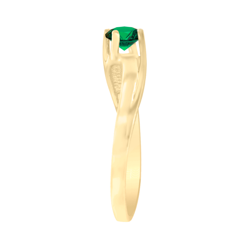 Anillo Raiza con Esmeralda Klamore