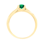 Anillo Raiza con Esmeralda Klamore