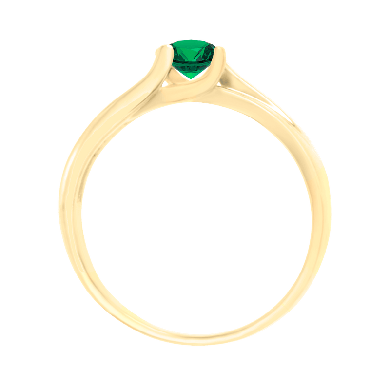 Anillo Raiza con Esmeralda Klamore
