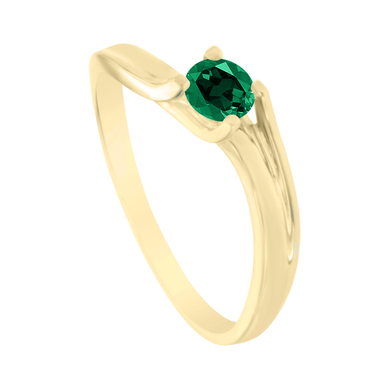 Anillo Raiza con Esmeralda Klamore