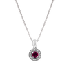 Dije con cadena Clara Rubí Klamore