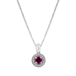 Dije con cadena Clara Rubí Klamore