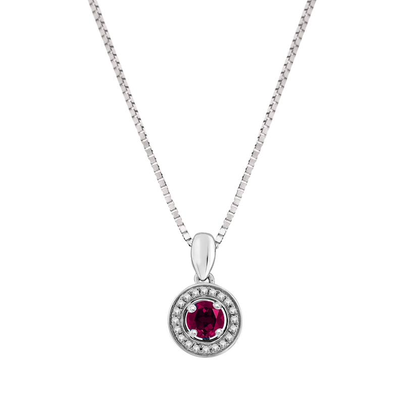Dije con cadena Clara Rubí Klamore