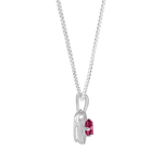 Dije con cadena Clara Rubí Klamore