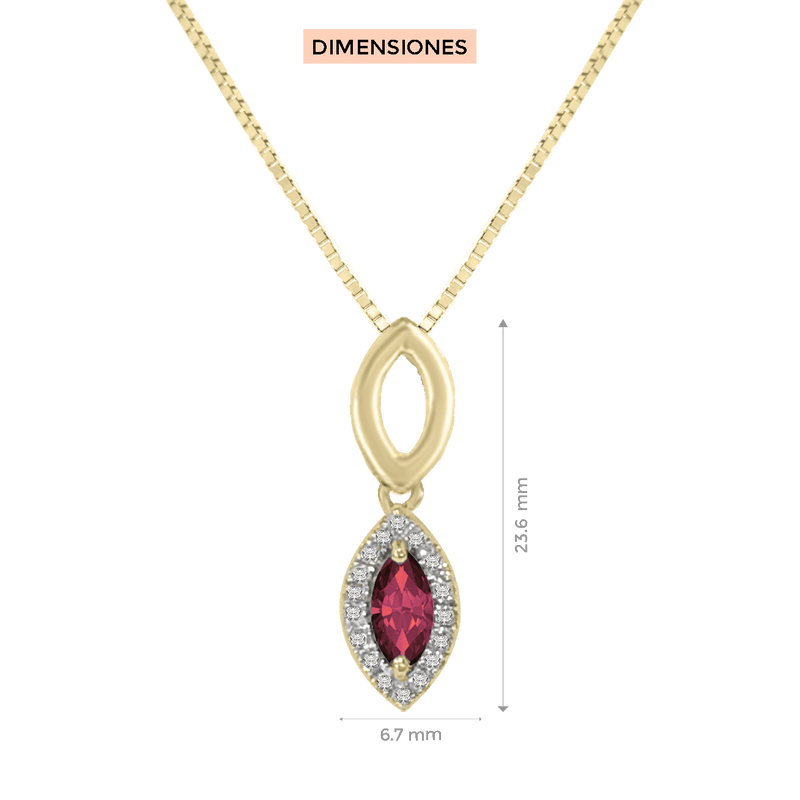 Dije con cadena Aucelloro Klamore