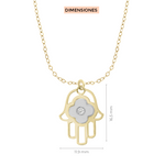 Dije con cadena Hamsa Klamore