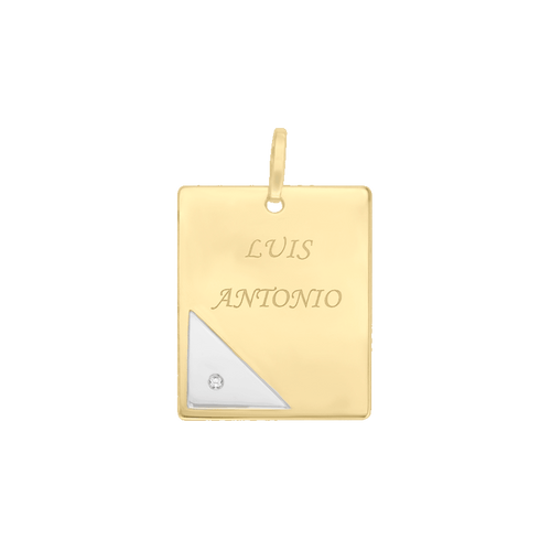 Dije Placa Personalizada Klamore