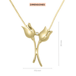 Dije con Cadena Tulipanes Klamore