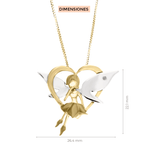 Dije con cadena Yuliet Klamore