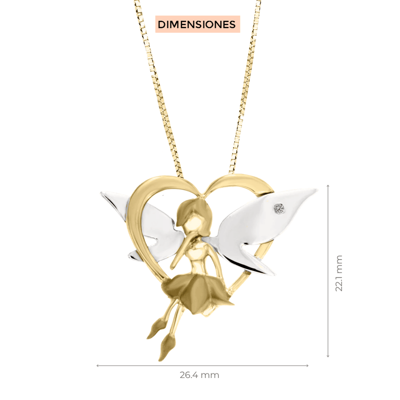 Dije con cadena Yuliet Klamore