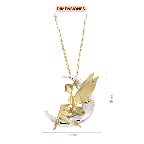 Dije con cadena Moony Klamore