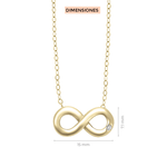 Dije con cadena Infinito Klamore