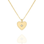 Dije con cadena corazón fugaz Klamore