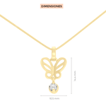 Dije con cadena Butterfly Klamore