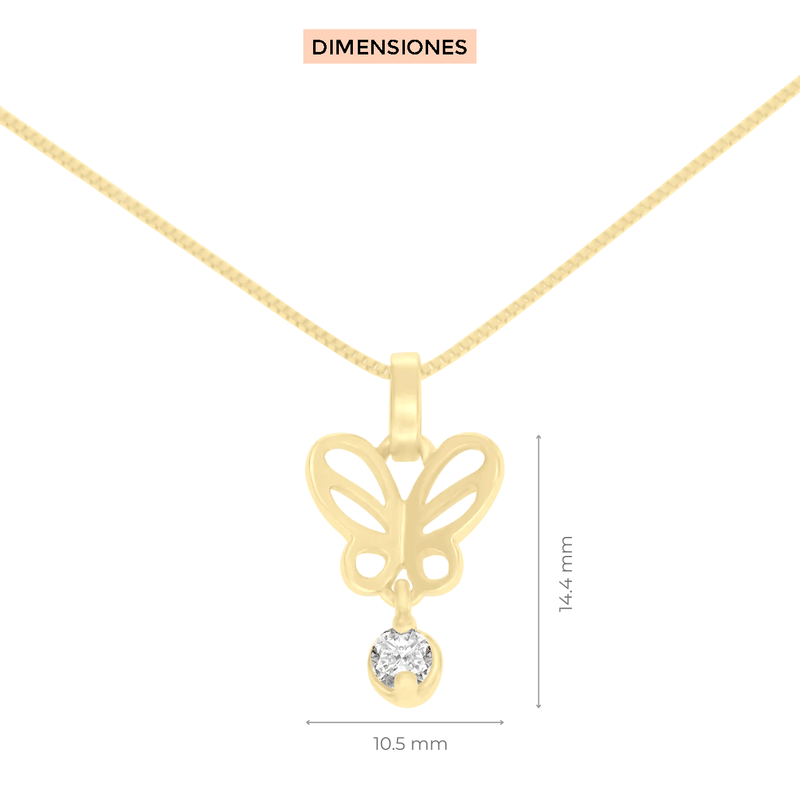 Dije con cadena Butterfly Klamore