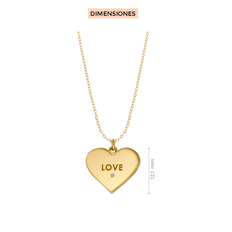 Dije con cadena Marli
