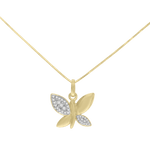 Vlinder pendant with chain