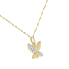 Vlinder pendant with chain