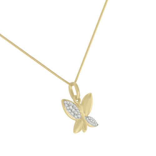 Vlinder pendant with chain