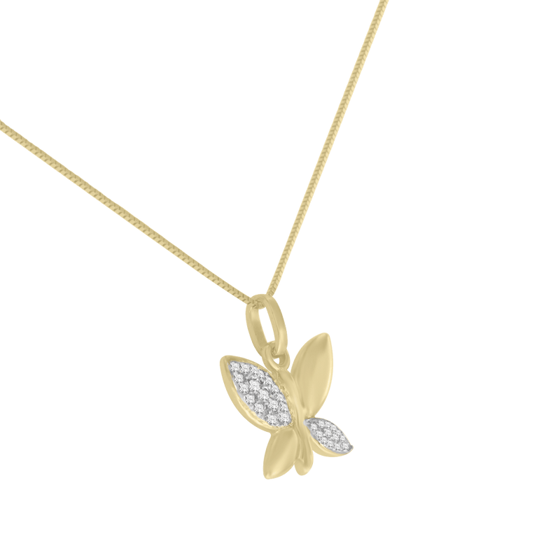 Vlinder pendant with chain
