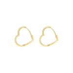 Aretes Huggies Corazón