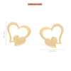 Aretes Heart Klamore