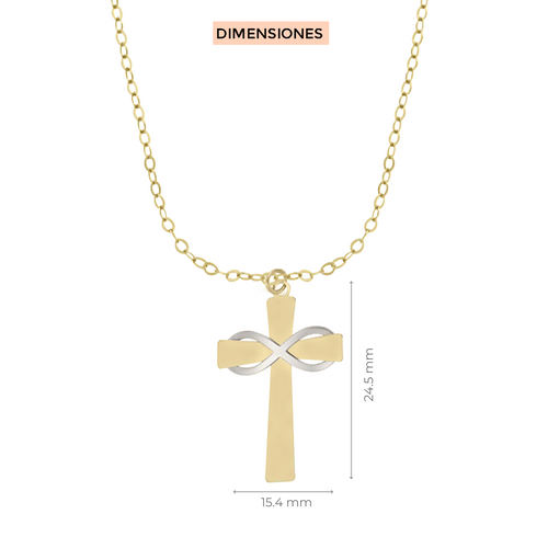 Dije de cruz Lucette Klamore