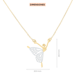 Dije con cadena Aubrey Klamore