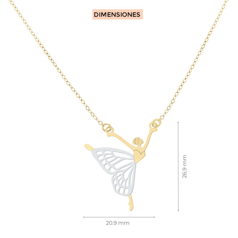 Dije con cadena Aubrey Klamore