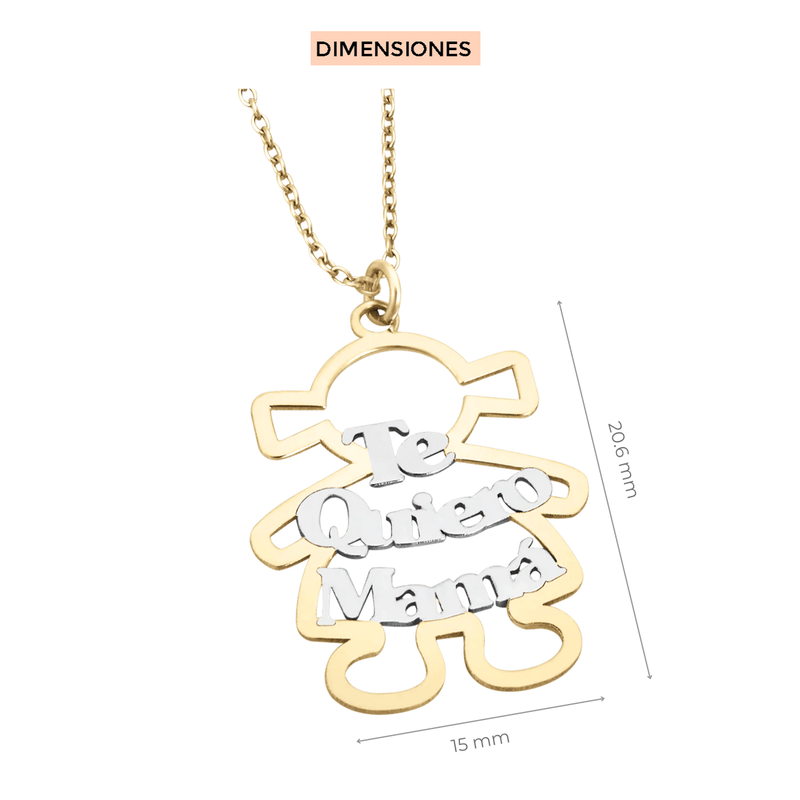 Dije con cadena niña Klamore