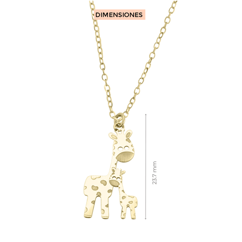 Dije con cadena Jirafa Klamore