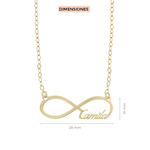 Dije con cadena Infinity Klamore