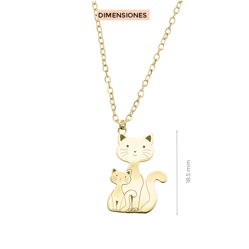 Dije con cadena Kitten Klamore